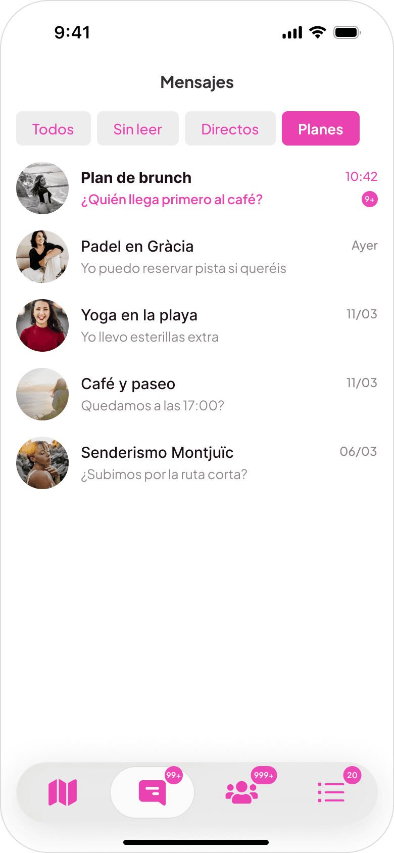 Before: Notifications – persistent card