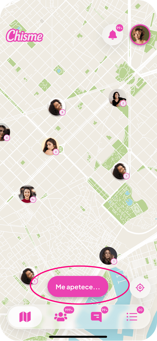 Plan creation – discover nearby plans