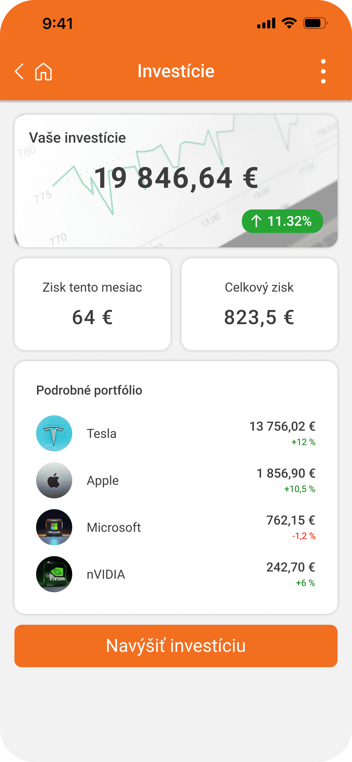 VÚB redesign screen 3