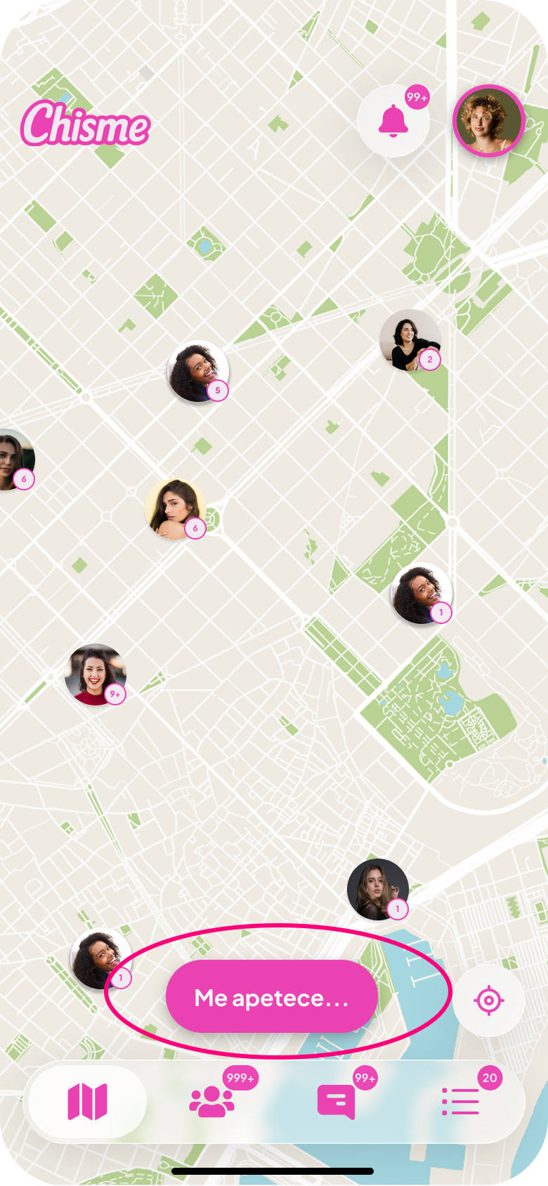 Plan creation – discover nearby plans