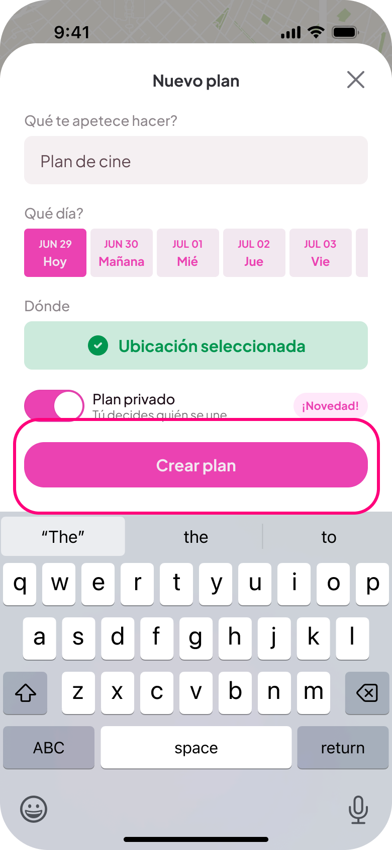 Plan creation – publish the plan